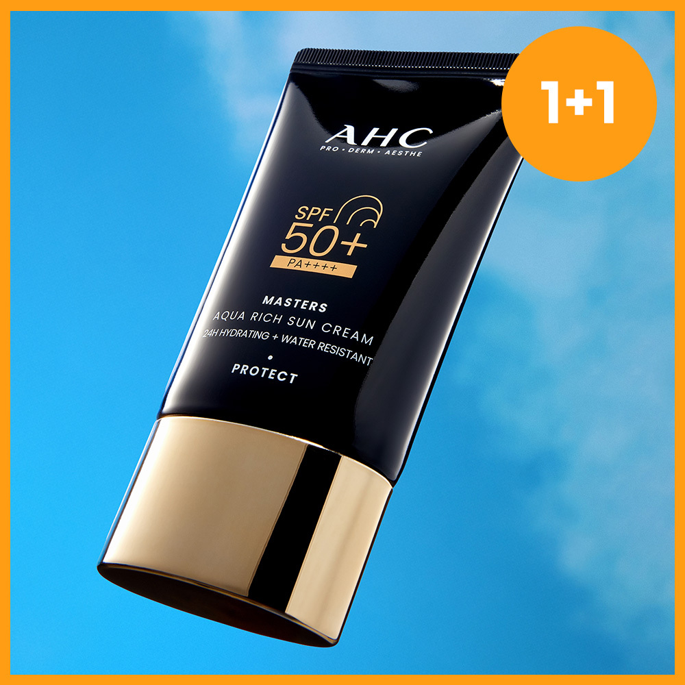 [8월올영픽/레올영PICK] AHC 마스터즈 아쿠아리치 선크림 50ml 1+1 기획 추가 이미지 2