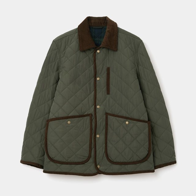 quilted hunting jacket olive