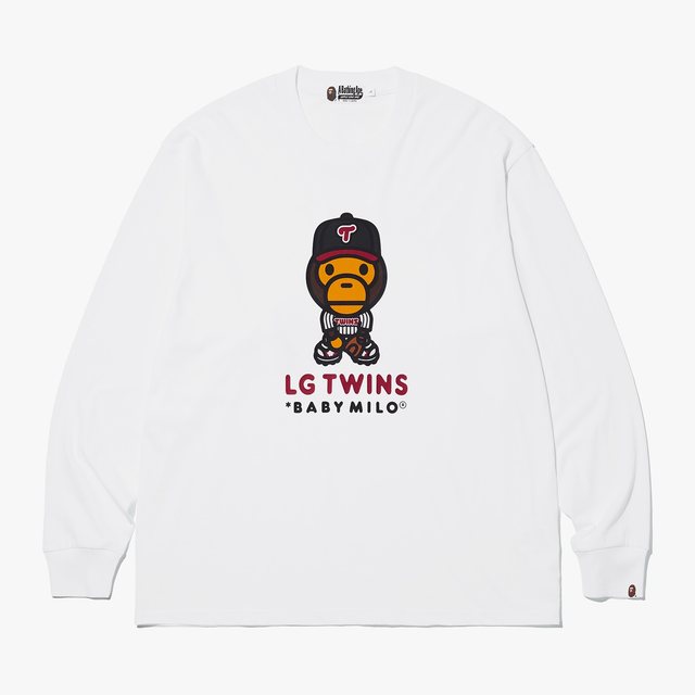LG트윈스 마일로 그래픽 롱슬리브 티셔츠