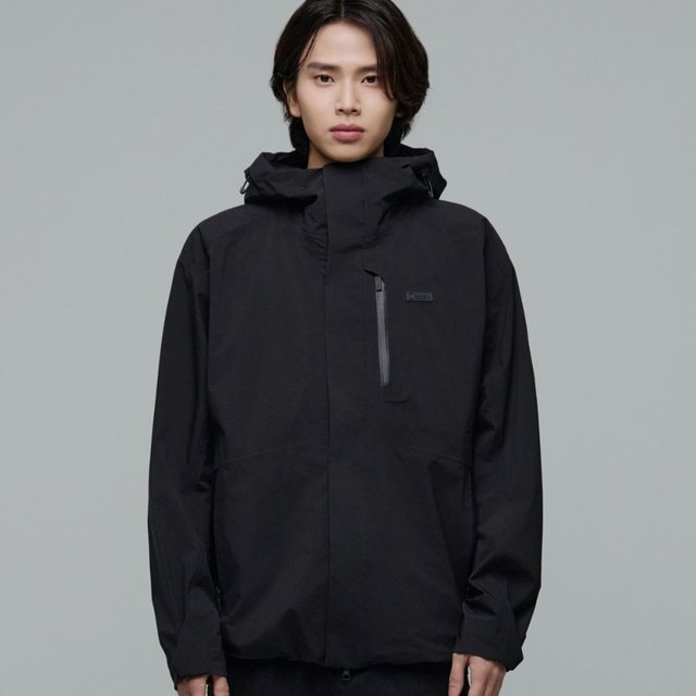 N243MJP210 어반 후드 방수 자켓 CARBON BLACK