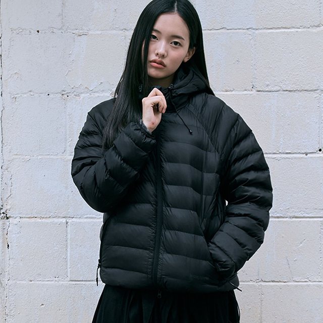 유니 경량 볼패딩 - 블랙 QR423JPDO1