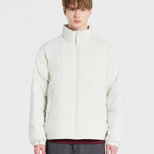 THERMOLOCK (써모락) 남성 경량 블렌드 패딩 자켓_Ice Grey