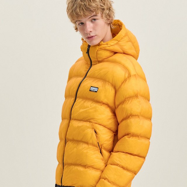 컬러라마 코델 패딩 자켓 YELLOW