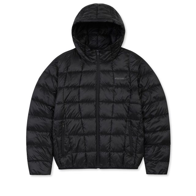 남성 올버트 후드 경량 패딩자켓 (BLACK)