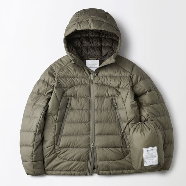 PCU FEATHERED DOWN JACKET_D.BEIGE