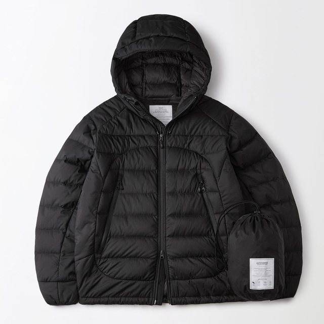 PCU FEATHERED DOWN JACKET_BLACK