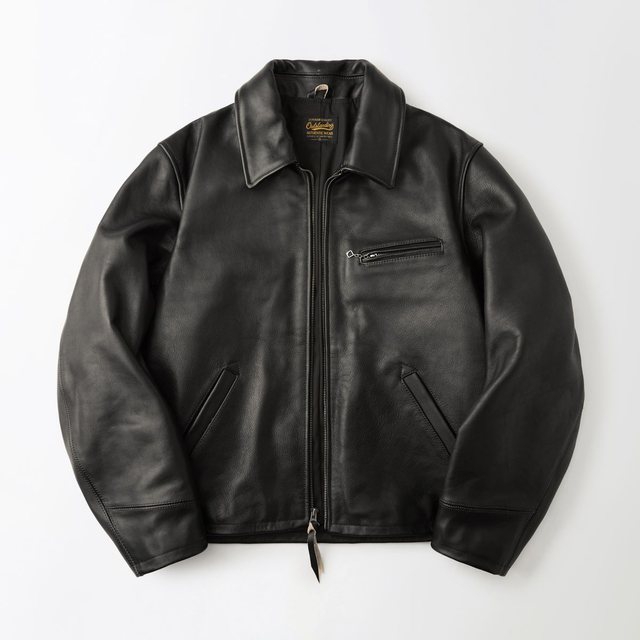TEA-CORE LEATHER SPORTS JACKET_BLACK