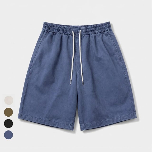 [PEALP X FIT THE SIZE] WASHED EASY SHORT(CHARCOAL)