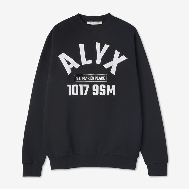 로고 프린트 맨투맨 - 블랙 / AAUSW0184FA01BLK0001
